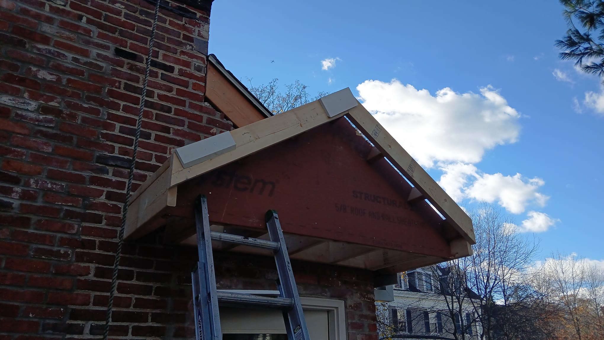 Before renovation - Standing Seam Metal Roof Installation